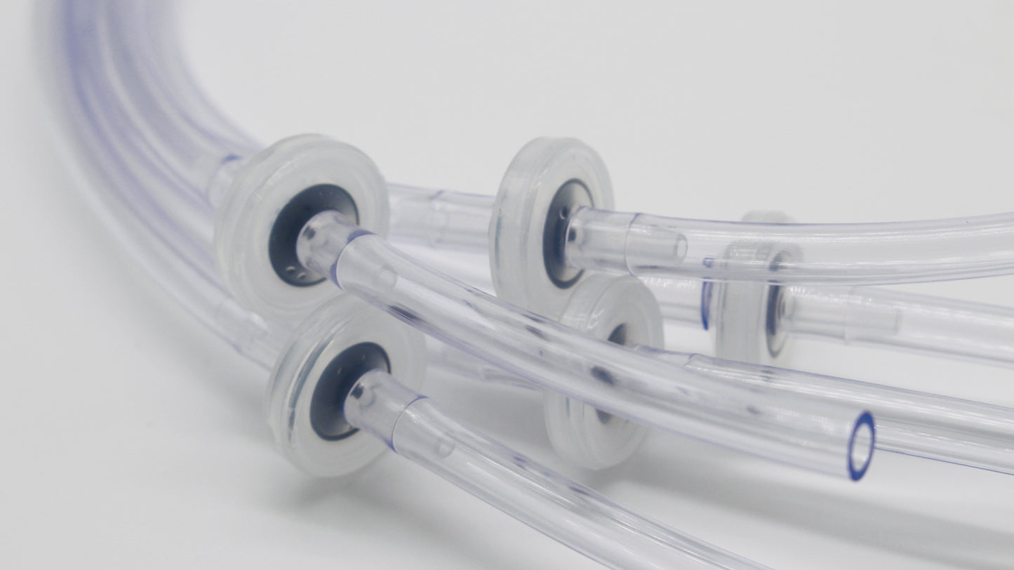 Q-TECH HVLP CHECK VALVE AND PRESSURE TUBES PACK x 6